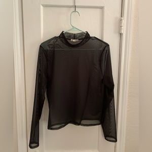 Abercrombie mesh top